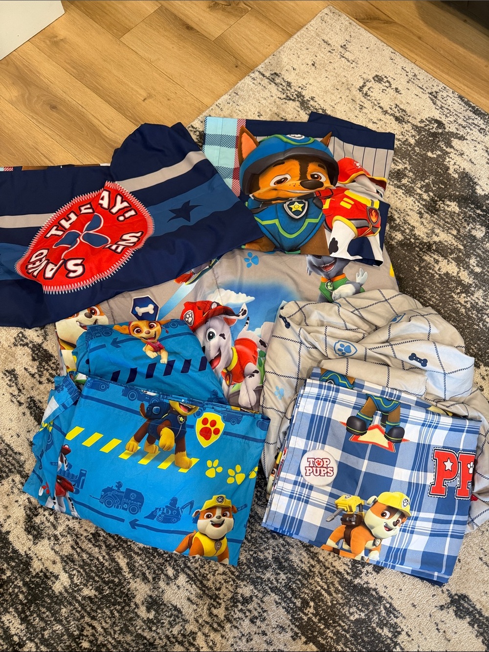 Paw Patrol Twin Size Character Bedding Pieces